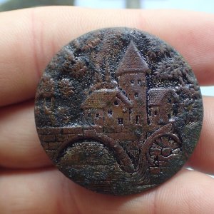 Victorian Scenic Button