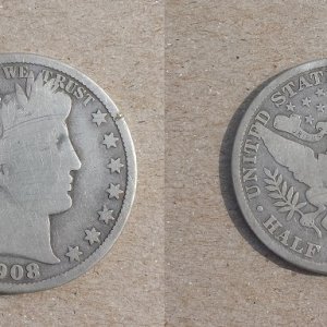 20160220 1908o Barber Half found at a door knock in Brandon with the F75.