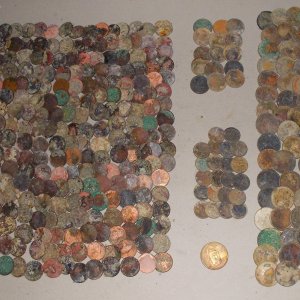 COINS FROM ST.THOMAS TRIP - OCT.8TH-12TH