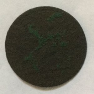 1815 1/2 penny token