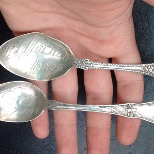 El Dorado, Kansas. Sterling Silver spoons.