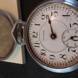 1889 Waltham railroad pocket watch