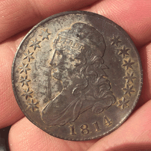 1814 Liberty Cap Bust half dollar