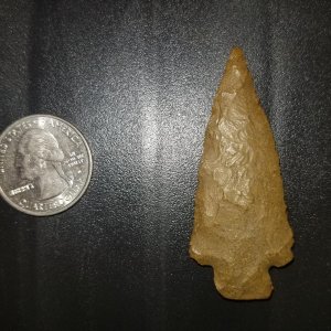 Point 4 - Medium/Small (Apple Creek?) Point Bottom/Down (Kentucky River Jasper?)