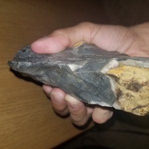 Chert Core Tool 1 - Large Spokeshave/Shaft-Scraper