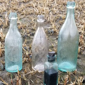 Tooled Blob Bottles