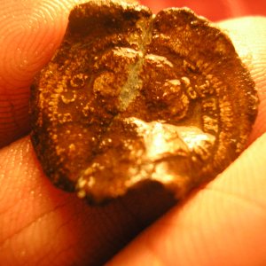 Queen Anne Lead Farthing