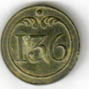 rare French button (1813)