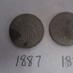 shield nickels.