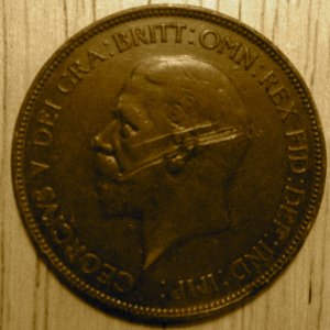 1936 British Large Cent
Artesia, Ms.