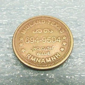 Shakeys Token Midland TX Back
Found In Midland TX