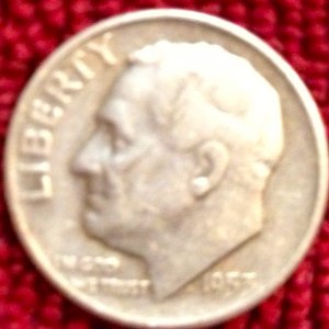 1953D Roosevelt Dime
Found 03/17/13
East Columbus, Ms.