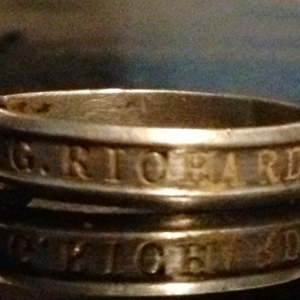 Civil war identification ring