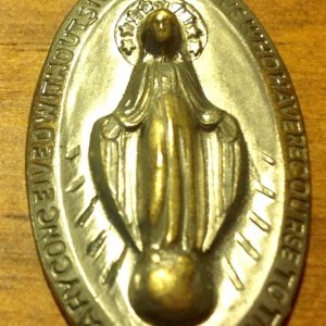 Virgin Mary Pendant
Sterling Silver
Found 1976
Columbus AFB, Ms