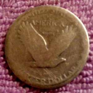 Standing Liberty Quarter
"No Date"
Found 4/29/13
Steens, MS