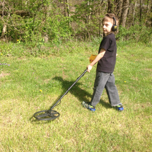 Detecting with my 6 year old :)