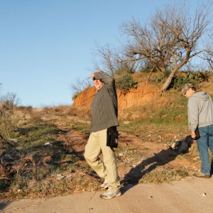 Chris and Jess on a ranch in central Texas