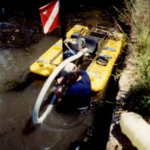 Nasty abandoned swimming hole with the Keene Coin and Relic Dredge