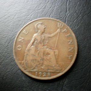 Pretty British 1928 Penny!