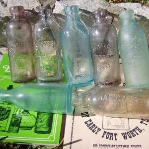 hutch bottles and blob tops