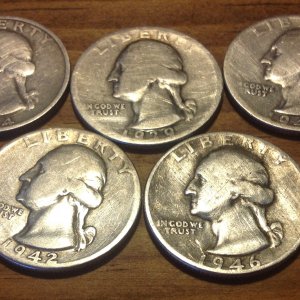 Washington Silver Quarters
Pocket Spill
Found 11/20/13
Columbus, Ms