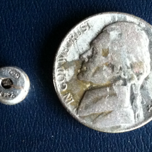 1944 war nickel and 925 pandora clasp