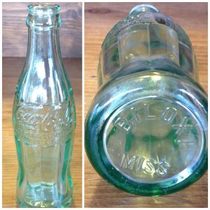 1950s era Coke bottle
Biloxi, Ms.
Near Mint Condition
Found on Keesler AFB
1982