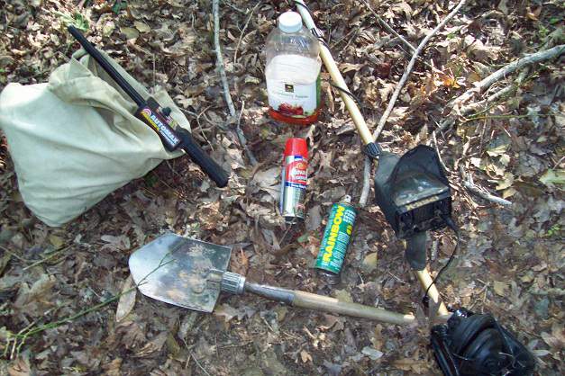 1265 X - Summer hunts , plenty of bug spray " Deep Woods Off " works