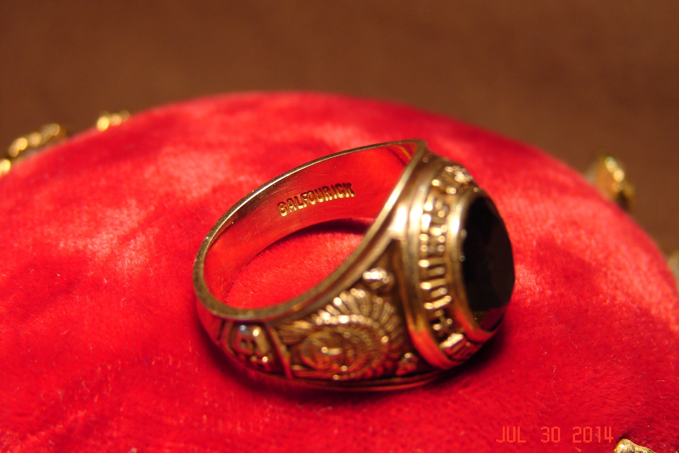 14K Gold 1969 Class ring. Found ring in 2014.   Owner tracked down and returned to her in 2014.  She lost it in 1969 brand new.