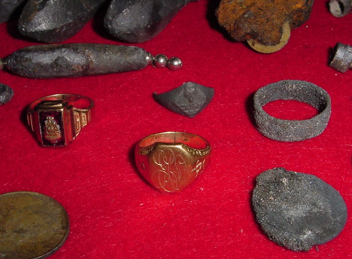 14K SIGNET RING - 10K 1963 CLASS RING - SILVER CUB SCOUT RING - LARGE SILVER BAND - SIL. QUARTER - SILVER DIME