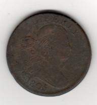 1805 Draped bust cent