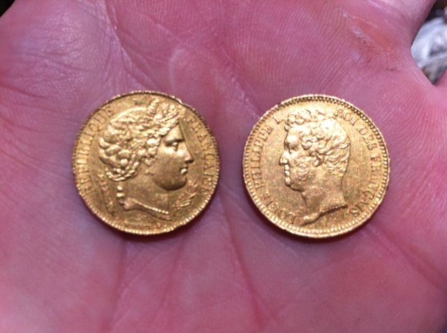 1851-A Ceres French Gold  20 Francs

1831-A Louis Philippe II French Gold 20 Francs