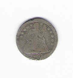 1851 Seated Dime