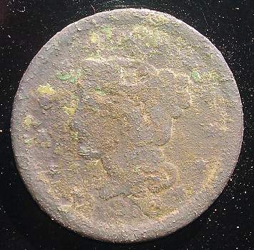 1852 large cent