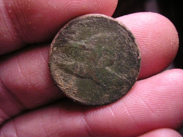 1858 Flying Eagle Cent - Found on October 18, 2010