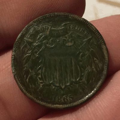 1865 Two Cent