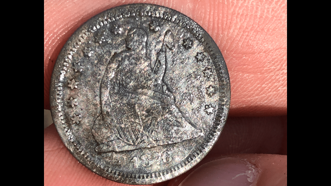 1876 Seated Quarter "S" Mint Mark