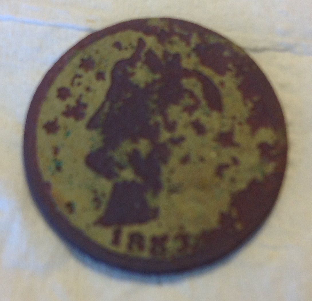 1883 Liberty Head Bickel
Found 05/04/15
Columbus, Ms.