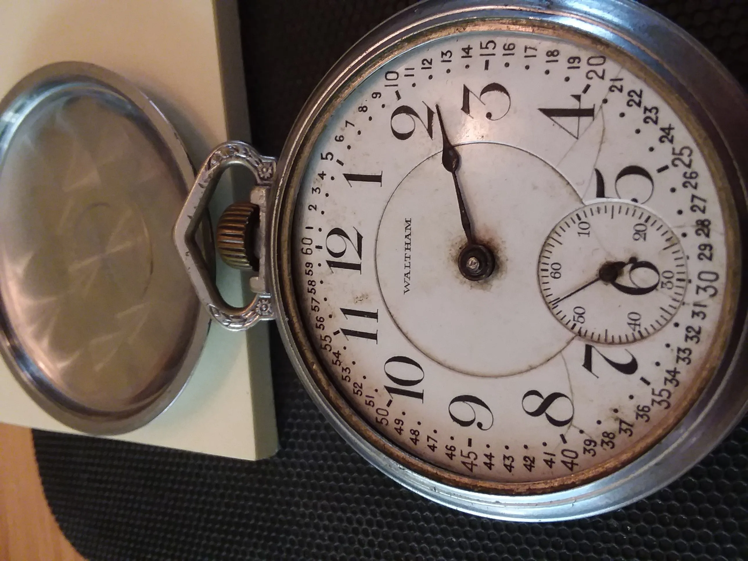 1889 Waltham railroad pocket watch