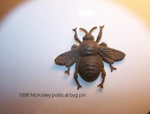 1896 McKinley Political bug