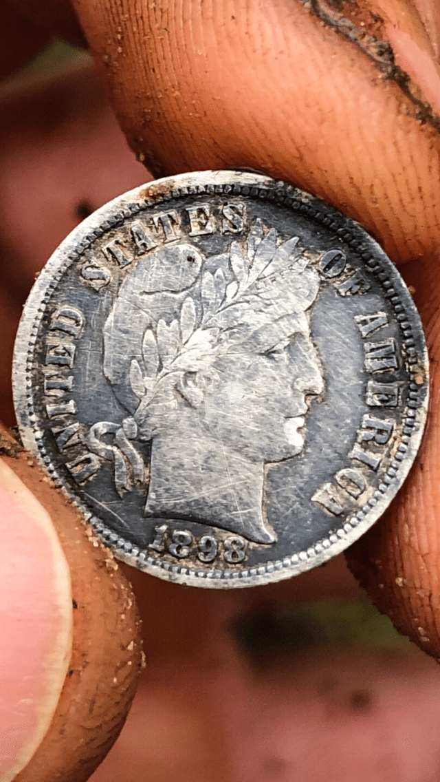 1898 Barber dime