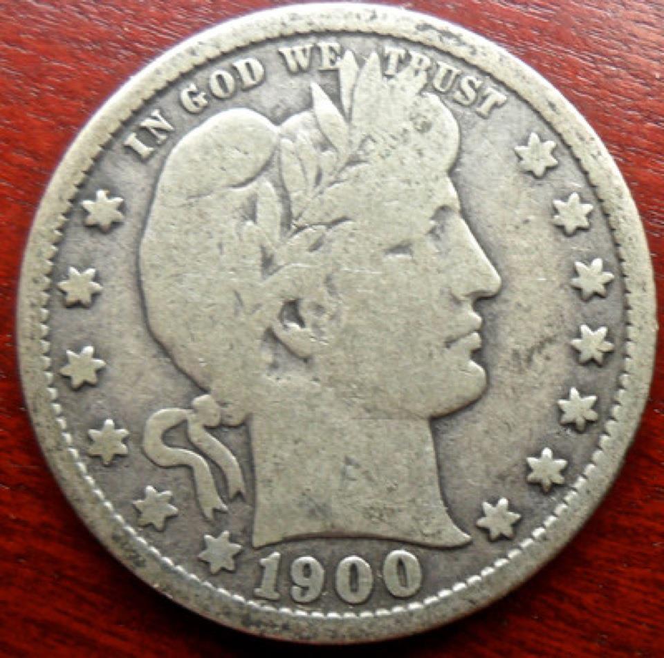 1900 Silver Quarter found with e-Trac TTF in nail bed of long gone homesite