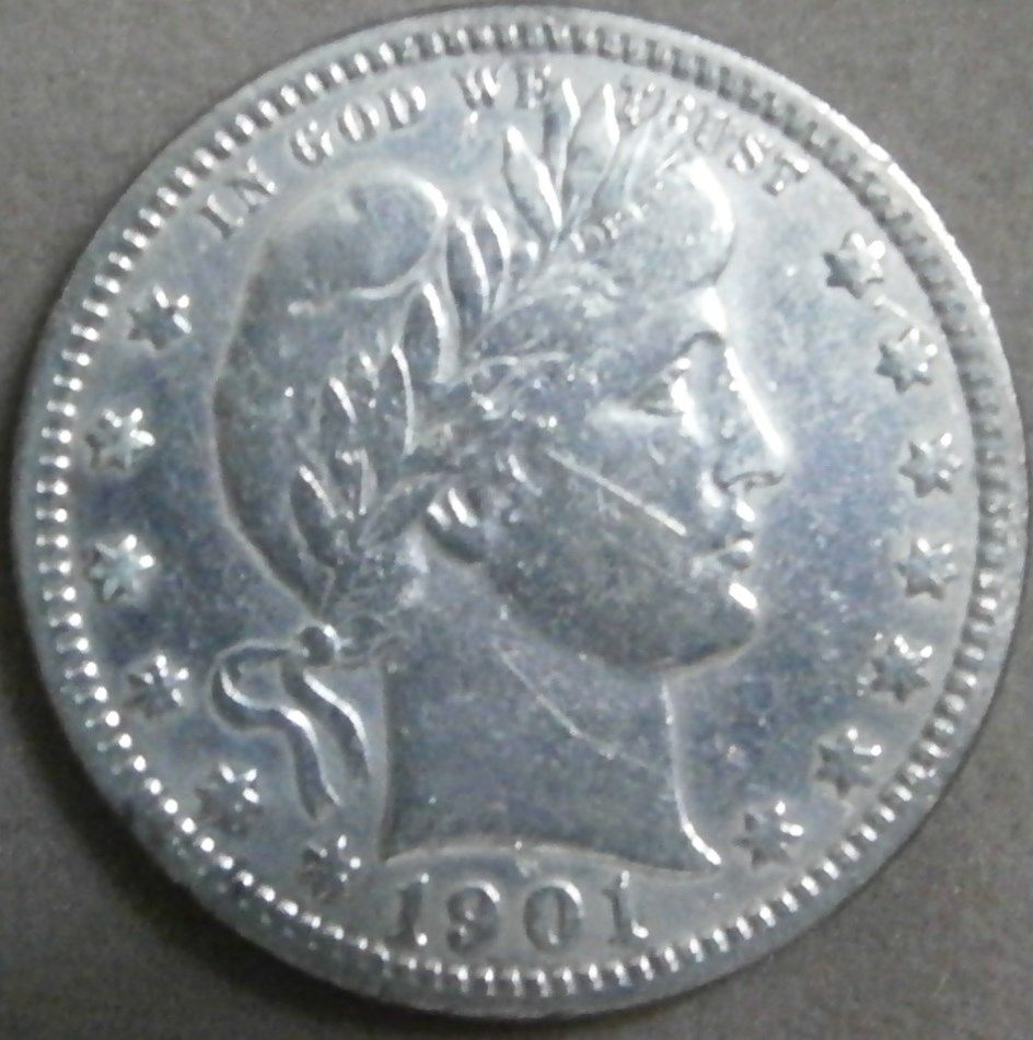 1901 Quarter found 1976