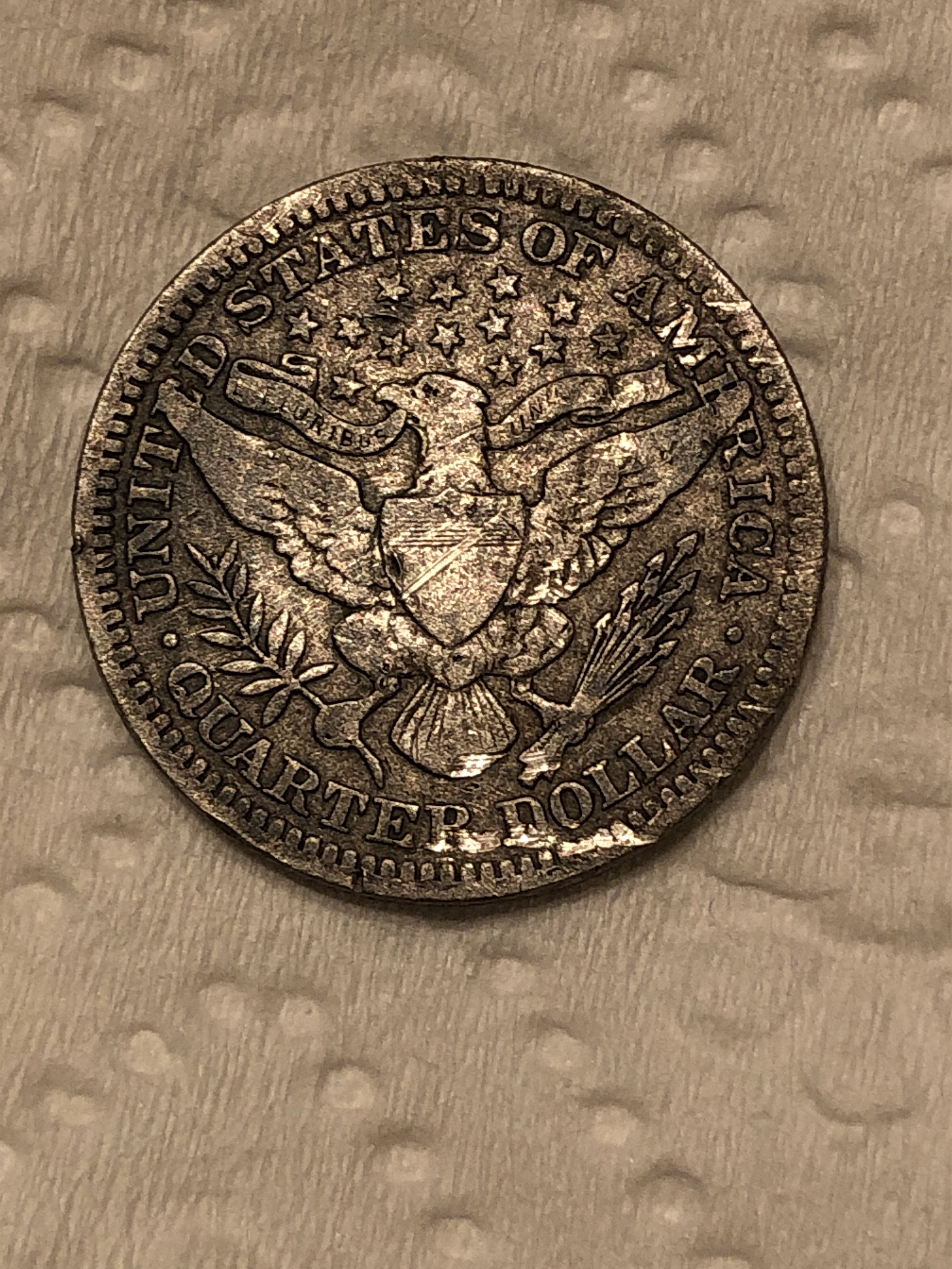 1907 Barber Quarter