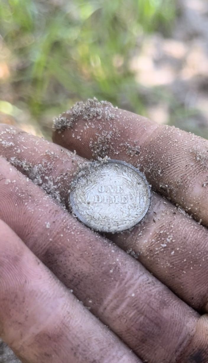 1909 New Orleans barber dime found in central Florida.