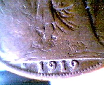 1919 H penny - 1919 H Penny - Struck by Ralph Heaton & Sons, Birmingham.