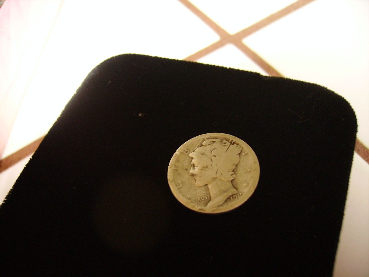 1919 Mercury dime. My first Silver find - 2012 - Found at the above mentioned School.