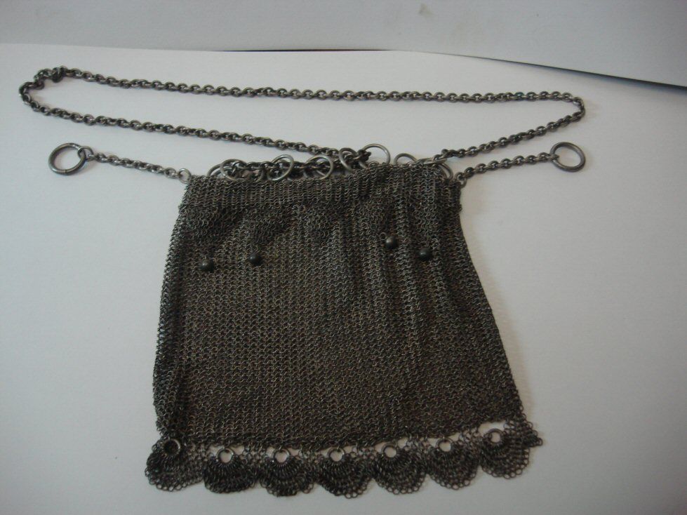 1920's chain mail bag from