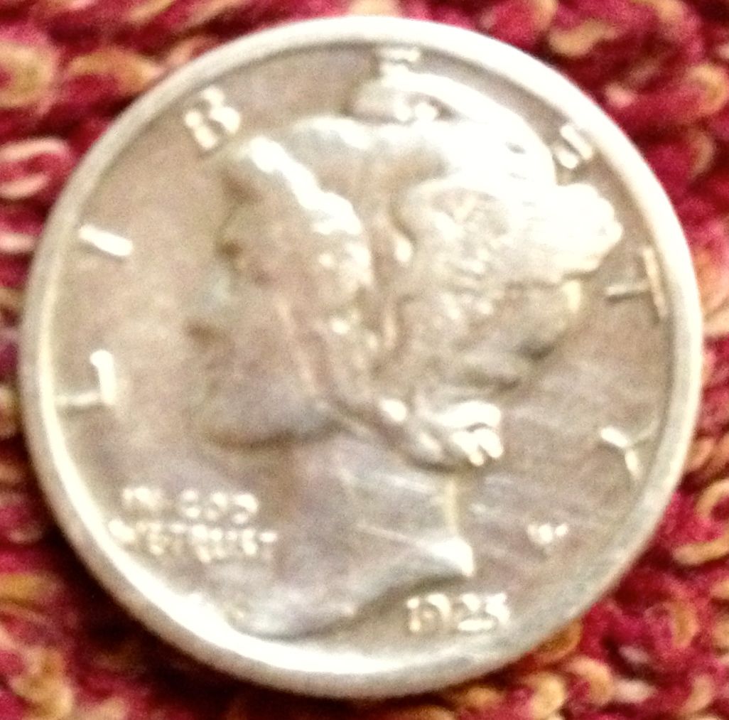 1925 Mercury Dime
Found November 2012
Columbus, Ms.