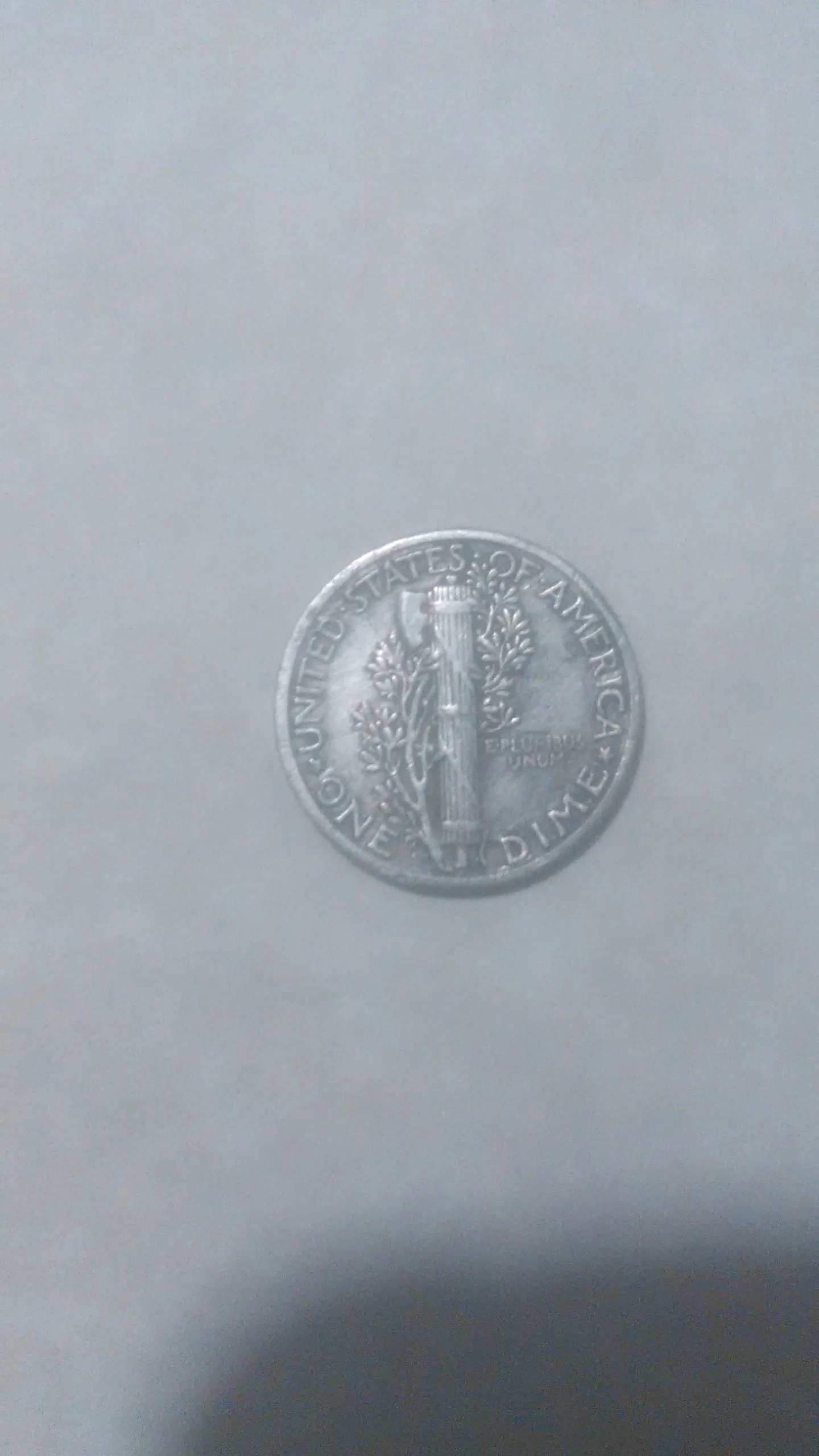 1935 Mercury Dime Reverse